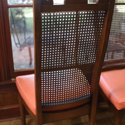 Cane Back Dining Chairs (See Details)