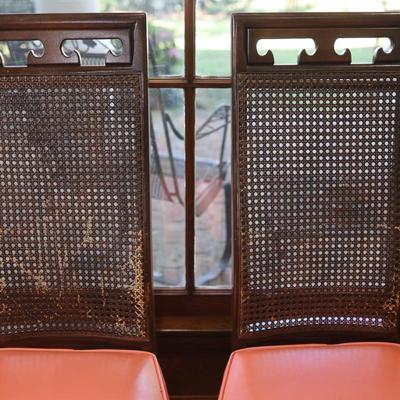 Cane Back Dining Chairs (See Details)