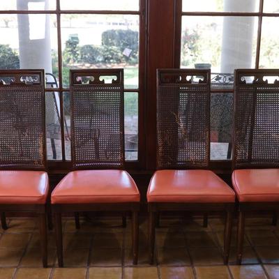 Cane Back Dining Chairs (See Details)