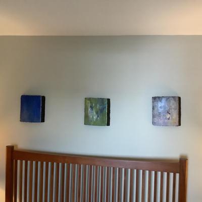 UBL559 Signed Set of 3 Paper Wall Art by Petrosky & Guzenski