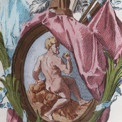 Art Lore "Trophies" Painting on Glass