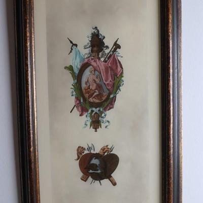Art Lore "Trophies" Painting on Glass