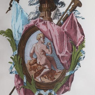 Art Lore "Trophies" Painting on Glass