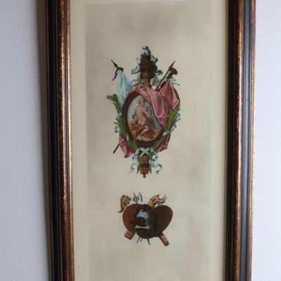 Art Lore "Trophies" Painting on Glass