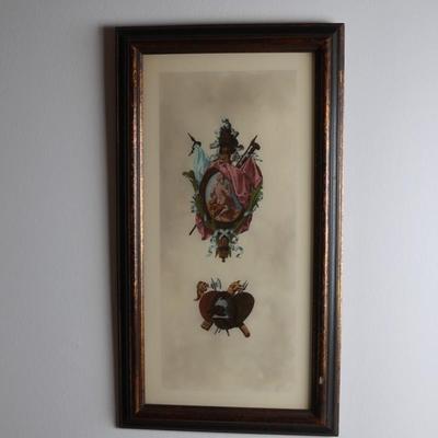 Art Lore "Trophies" Painting on Glass