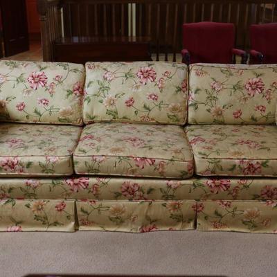 Floral Upholstery Sofa