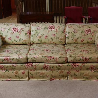 Floral Upholstery Sofa