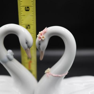 Lladro Endless Love Swans Figurine