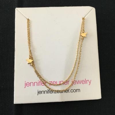 Jennifer Zeuner Star double necklace new