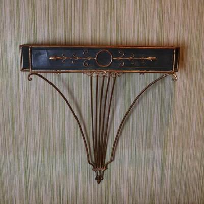 Wall Hanging Plant Holder with Faux Plant