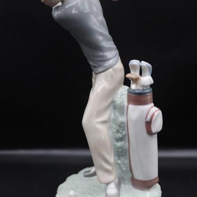 Lladro Golfer Figurine