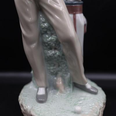 Lladro Golfer Figurine