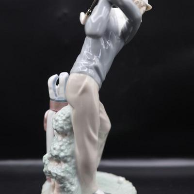 Lladro Golfer Figurine