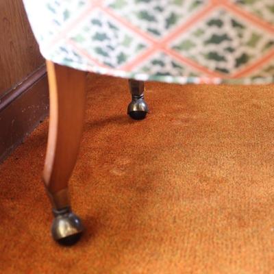 Mid Century Rolling Barrel Club Lounge Arm Chairs on Castors