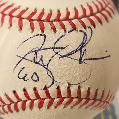 Scott Schoeneweis 60 OMLB Signed Autographed Baseball In Collectors Case