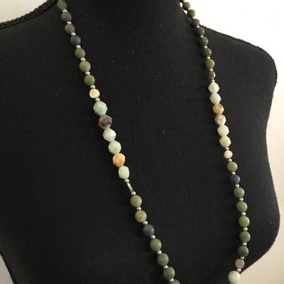 Beautiful stone beaded necklace