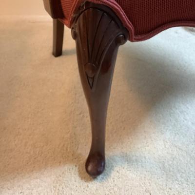 UBL571 Red Upholstered Arm Chair