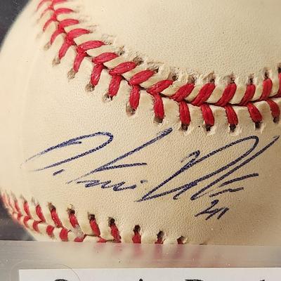 Octavio Dotel OMLB Signed Autographed Baseball In Collectors Case
