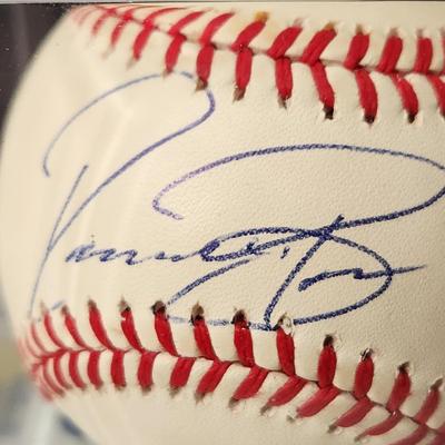 Roosevelt Brown OMLB Signed Autographed Baseball In Collectors Case