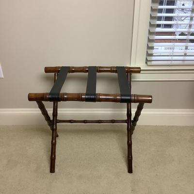 UBL573 Bamboo Style Luggage Rack