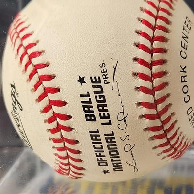 Armando Rios OMLB Signed Autographed Baseball In Collectors Case