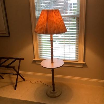 UBL574 Bamboo Style Wood Floor Lamp