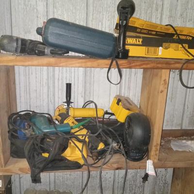 Lot of Dewalt tools