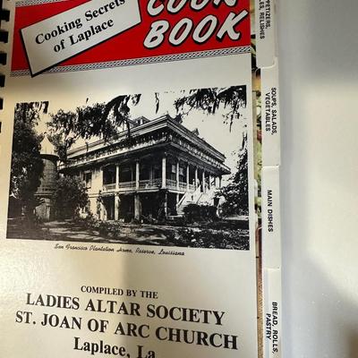 Collection of Louisiana Cookbooks