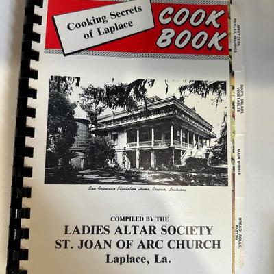 Collection of Louisiana Cookbooks
