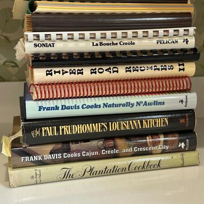 Collection of Louisiana Cookbooks