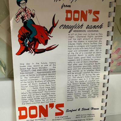 Collection of Louisiana Cookbooks