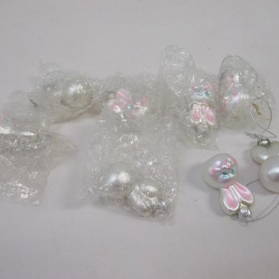 8 - Easter Bunny Spring Ornaments