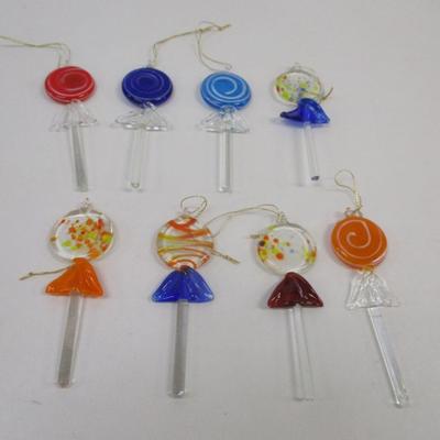 Glass Lollipop Ornaments
