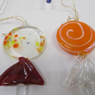 Glass Lollipop Ornaments