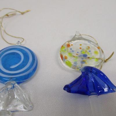 Glass Lollipop Ornaments