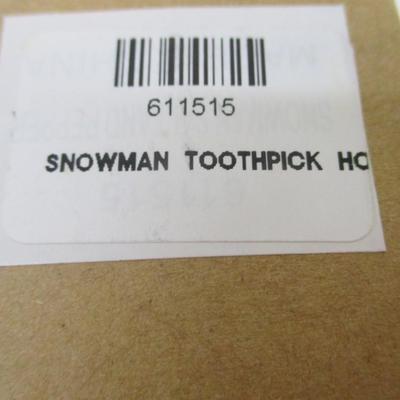 9 - Snowmen Toothpick Holders