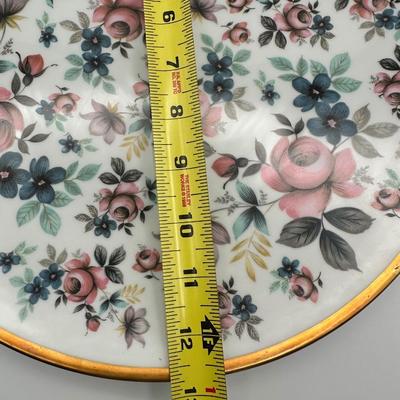 JWK Josef Kuba Porcelain Factory Works Huge Vienna Style Rose Charger W. Germany