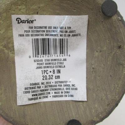 Darice 8" Clay Jug Table Vase