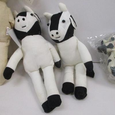 Muslin Cloth Hens & Cows & Pig