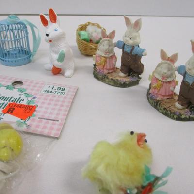 Assortment Of Easter Decorations Ornaments Bunnies Eggs Baskets Choice 1