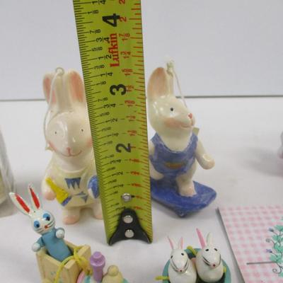Assortment Of Easter Decorations Ornaments Bunnies Eggs Baskets Choice 1