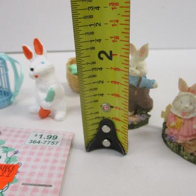 Assortment Of Easter Decorations Ornaments Bunnies Eggs Baskets Choice 1