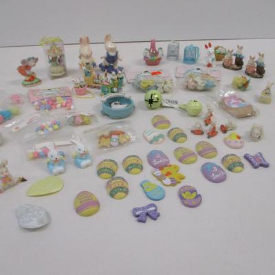 Assortment Of Easter Decorations Ornaments Bunnies Eggs Baskets Choice 1