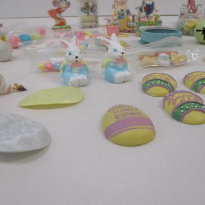 Assortment Of Easter Decorations Ornaments Bunnies Eggs Baskets Choice 1
