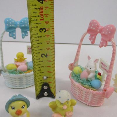 Vintage Easter Decorations Bunnies Dancing Made In Hong Kong