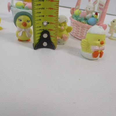 Vintage Easter Decorations Bunnies Dancing Made In Hong Kong