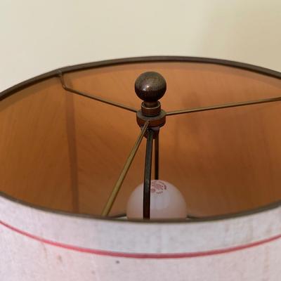 Frederick Cooper Oxblood Red Table Lamp with Shade