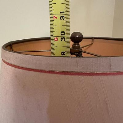 Frederick Cooper Oxblood Red Table Lamp with Shade