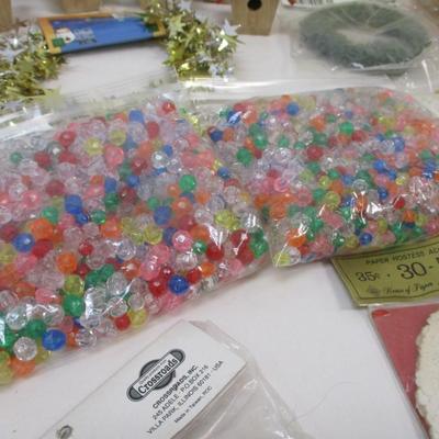 Assortment Of Crafting Decor Beads Flowers Bird Houses Choice 4