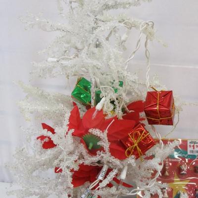 Assortment Of Christmas Decor Ornaments Lighted Table Top Christmas Tree Lot 5